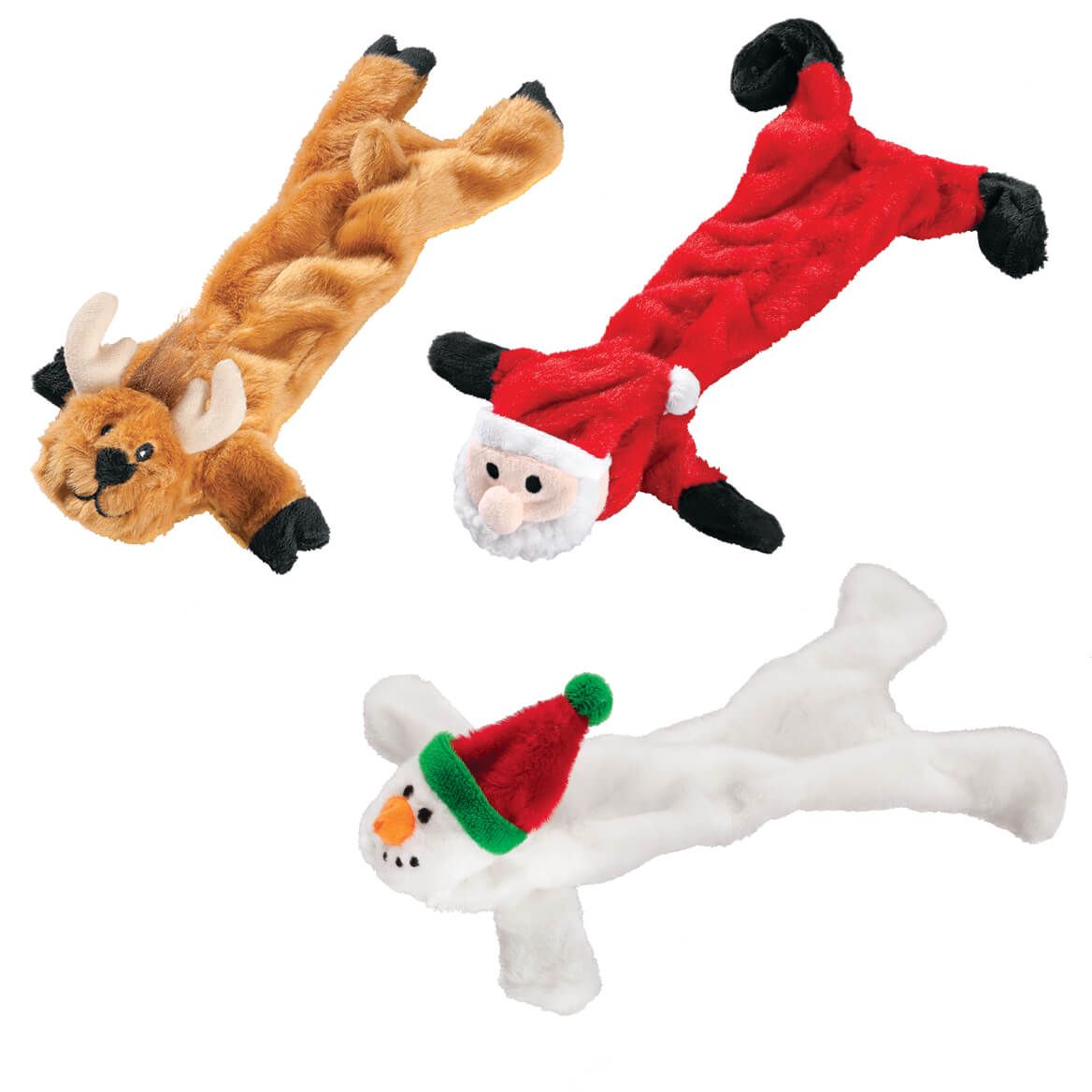 Stuffing Free Christmas Dog Toys, Set of 3 + '-' + 346235