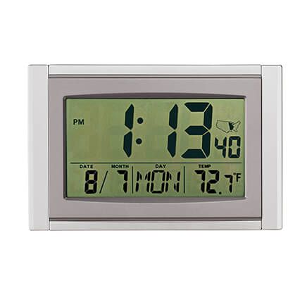 5 in 1 Large LCD Atomic Clock-346925