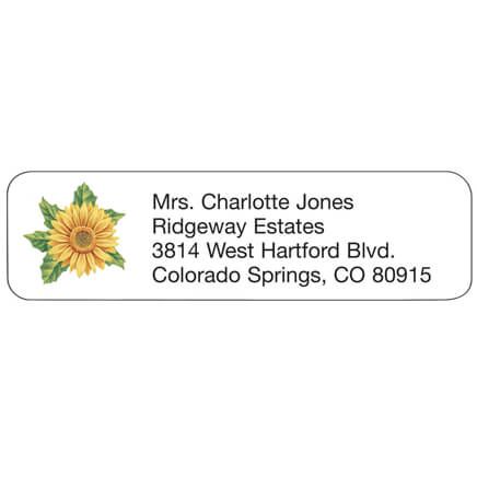 Sunflower Address Labels-347436