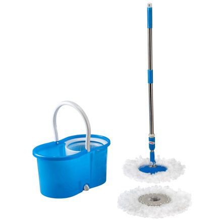 Clean Spin 360° Microfiber Mop and Bucket Set-349016