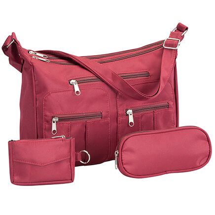 Microfiber 3-Piece Handbag Set-349300