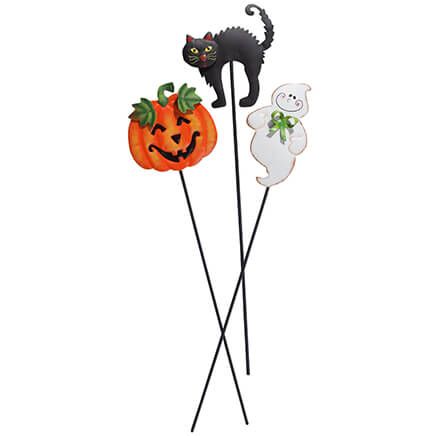Halloween Planter Stakes Set of 3 by Fox River Creations™-351673