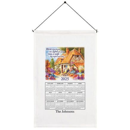"Bless This House" Personalized Calendar Towel-352467