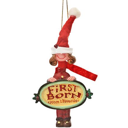 Mom's Favorite First Born Ornament-353218