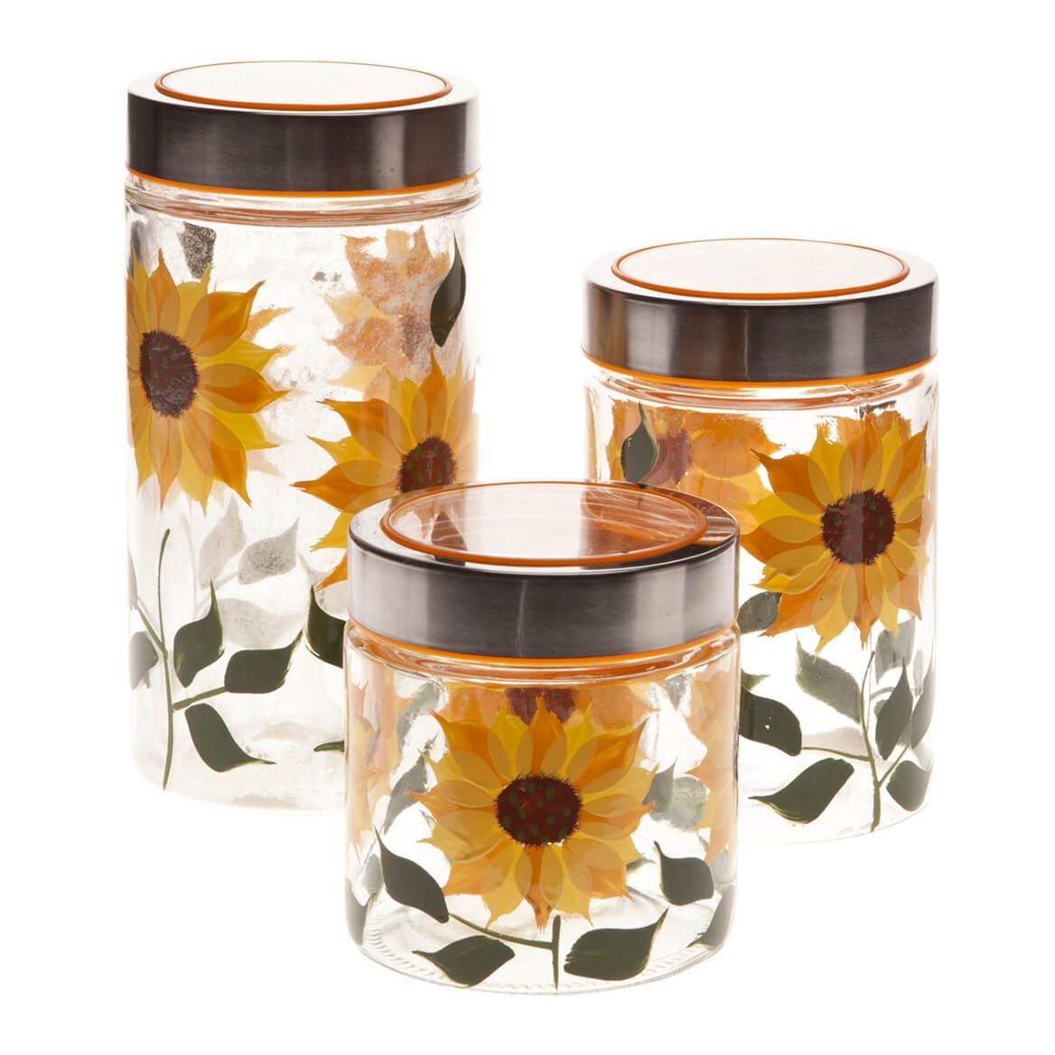 Sunflower Canisters, Set of 3 + '-' + 355808