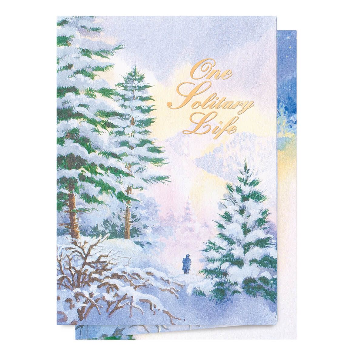 Personalized One Solitary Life Christmas Card Set of 20 + '-' + 356041