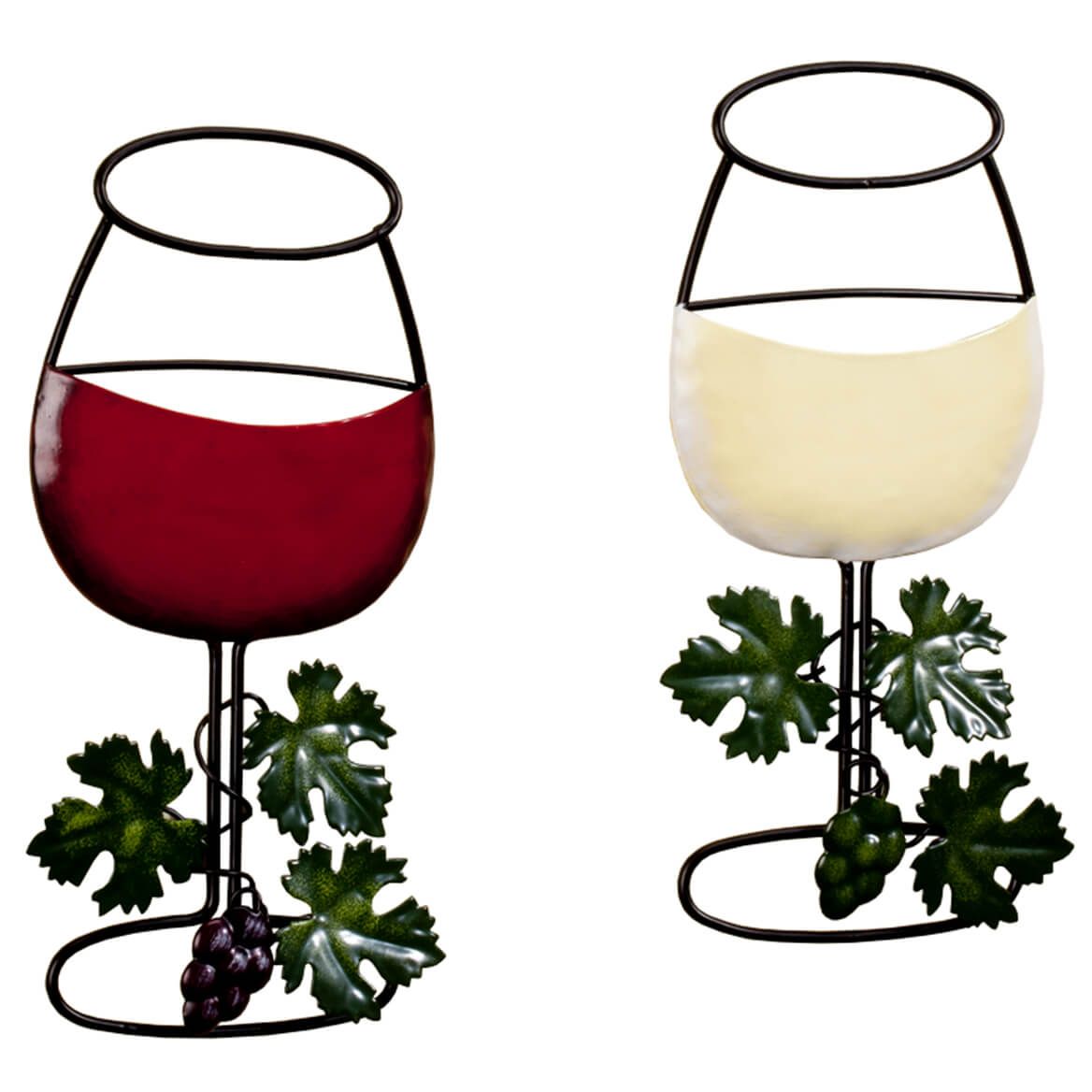 Wine Glass Wall Hangings, Set of 2 + '-' + 356770