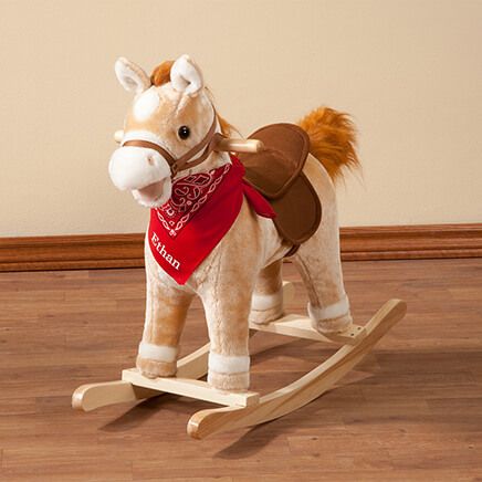 View product details for Personalized Animated Rocking Horse with Sound