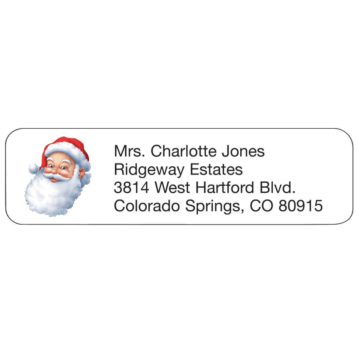 Personal Design Labels Jolly St. Nick Set of 200 + '-' + 357756