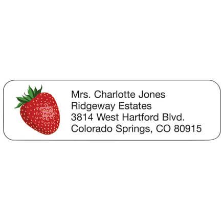 Personal Design Label Strawberry-358986