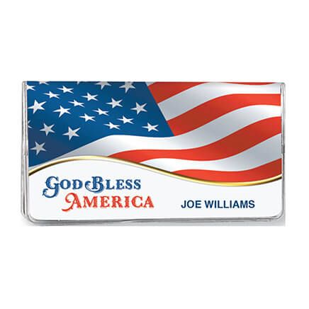 Personalized 2 Yr Planner God Bless America Flag-360113