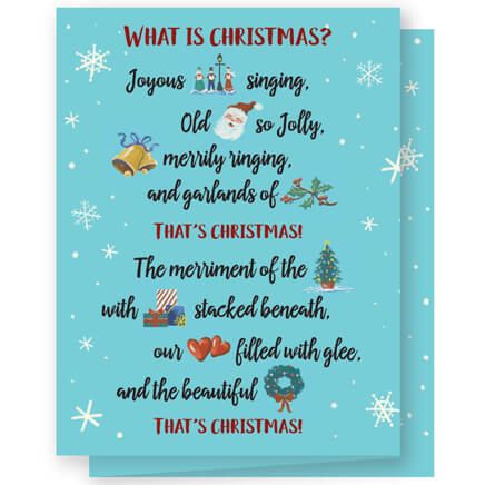 Personalized What is Christmas Card Set of 20-360161