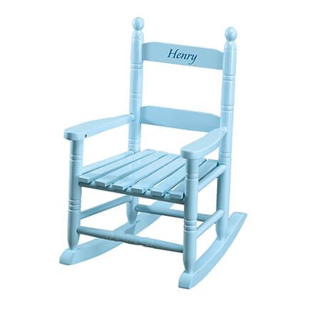 Personalized Children's Rocking Chair, Blue-361819