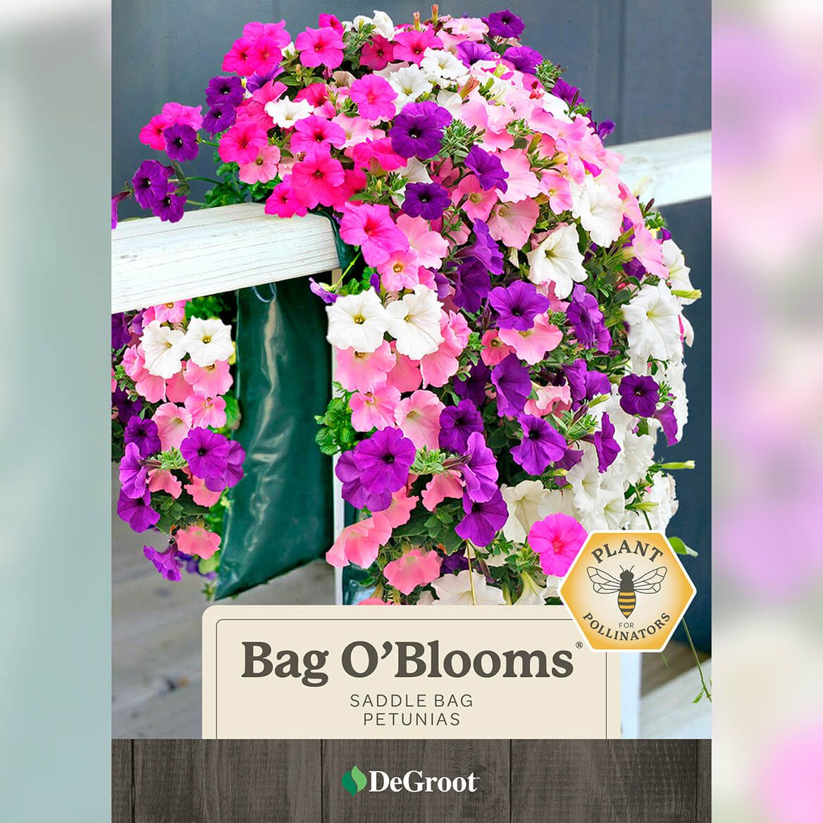 Bag O'Blooms® Petunias Saddle Bag + '-' + 362061