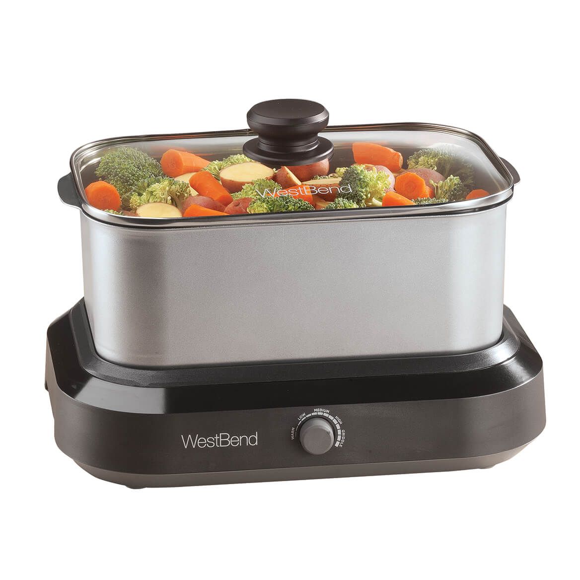 West Bend® 5 Qt. Versatility Cooker™ Stainless Steel + '-' + 363834