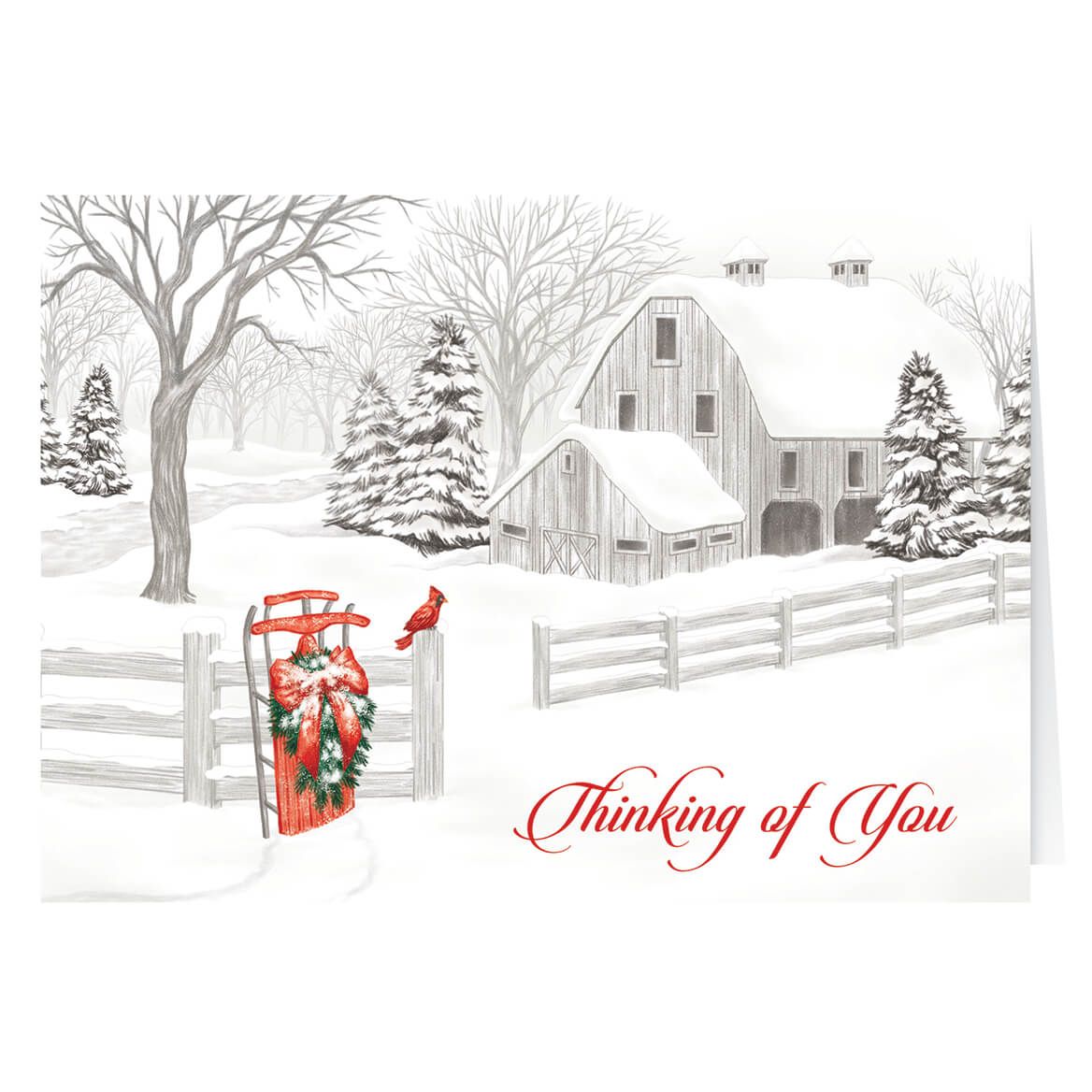 Thinking of You Christmas Card Set of 20 + '-' + 364002