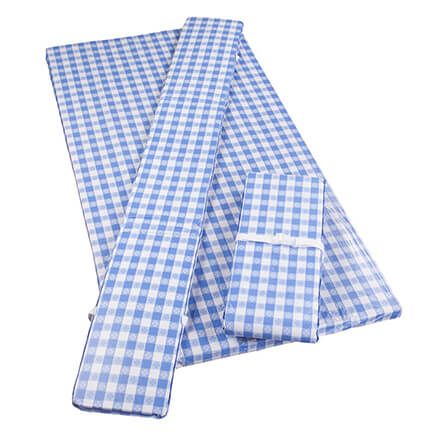 Deluxe Picnic Table Cover with Cushions, Cornflower Blue-366978