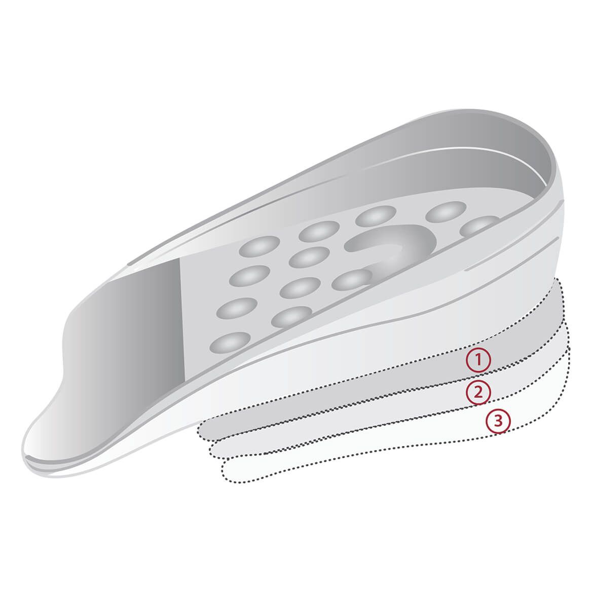 Adjustable Heel Height Gel Inserts by Silver Steps™ + '-' + 367511