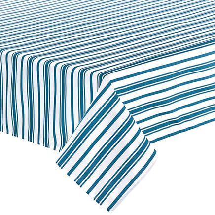 William Roberts Blue Stripe Tablecloth-367567