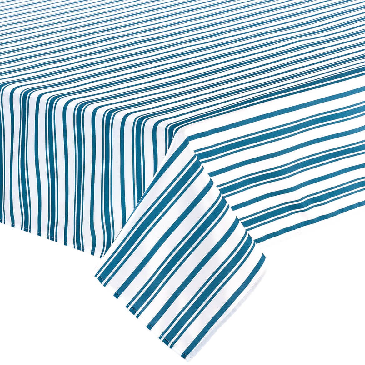 William Roberts Blue Stripe Tablecloth + '-' + 367567