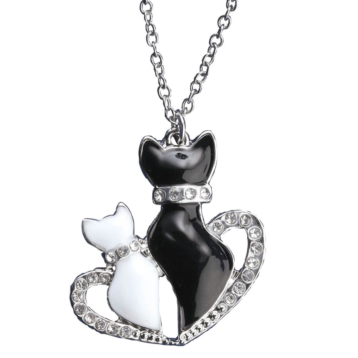 Kittens in Heart Necklace with Magnetic Clasp + '-' + 367582