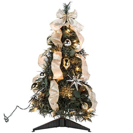 2' Silver & Gold Pull-Up Tree by Holiday Peak™-368085