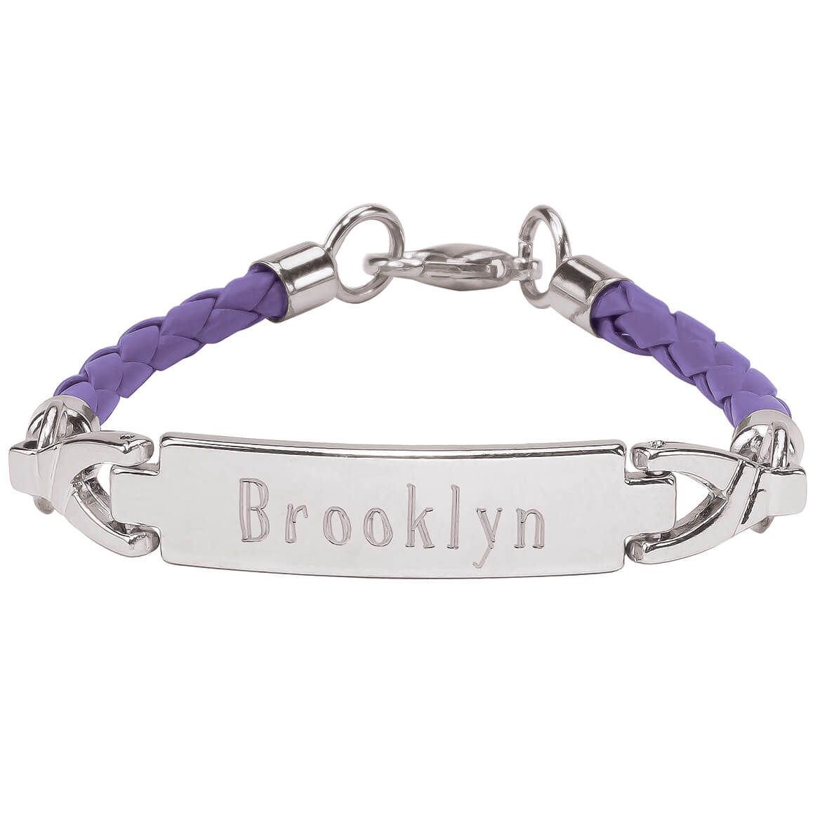 Personalized Purple Children's ID Bracelet + '-' + 369282