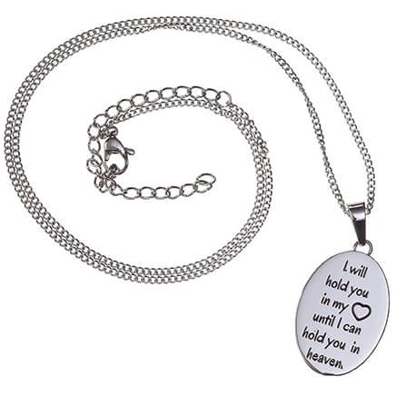 Personalized Miss You Oval Necklace-369411