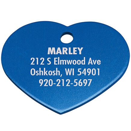 Personalized Heart-Shaped Pet Tag-369471