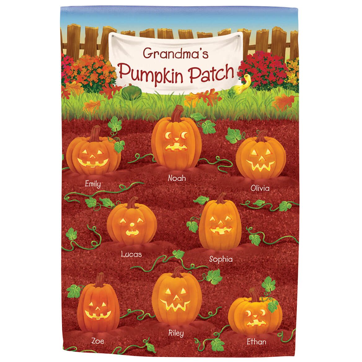 Personalized Pumpkin Patch Garden Flag + '-' + 369484