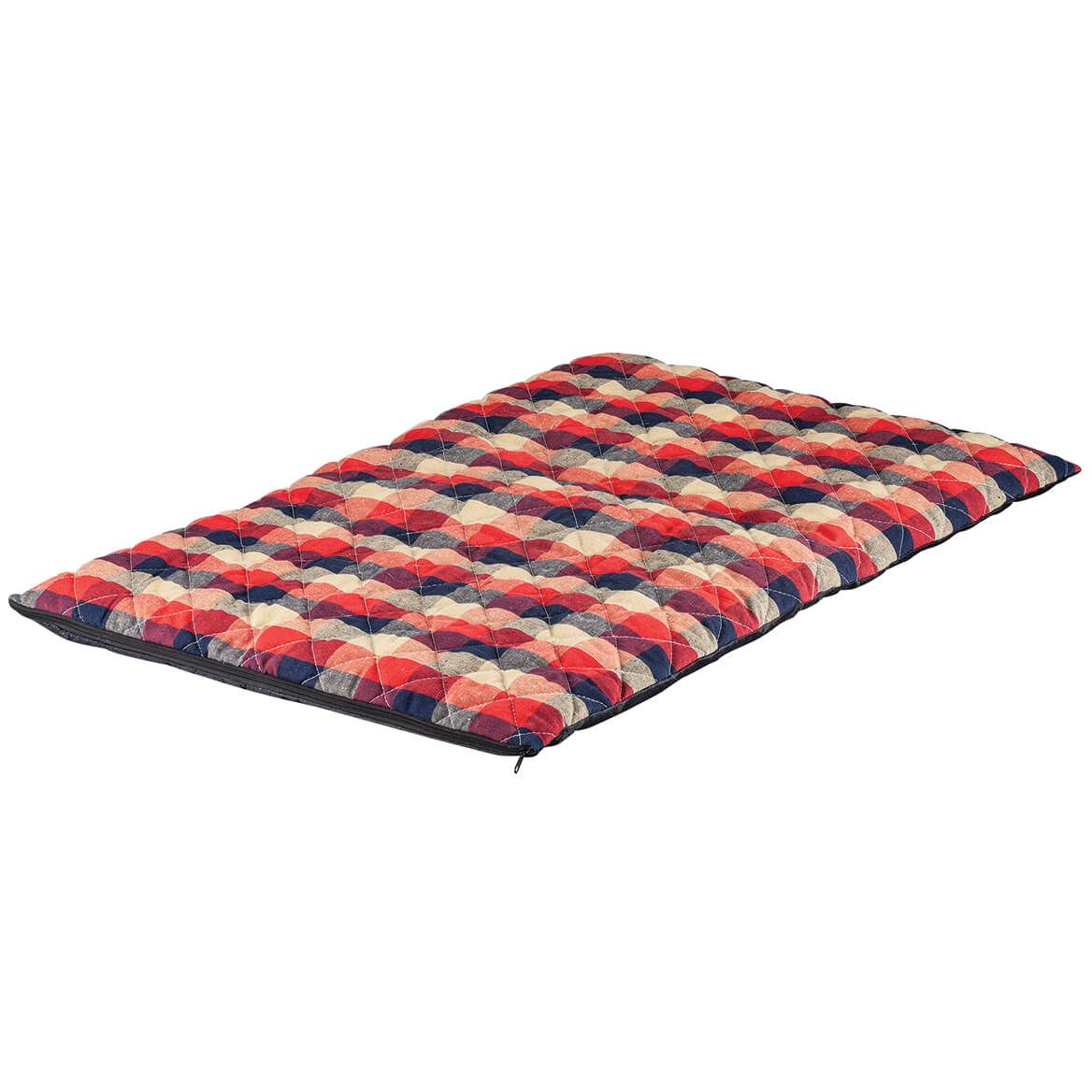 Plaid Quilted Thermal Pet Bed + '-' + 369667