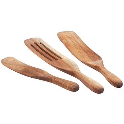 Wood Spurtle Tools, Set of 3-369671