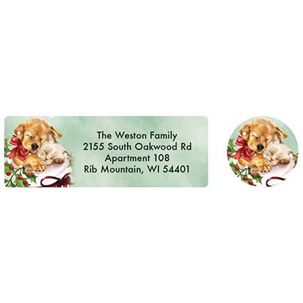 Personalized Cozy Greetings Labels and Seals 20-370162