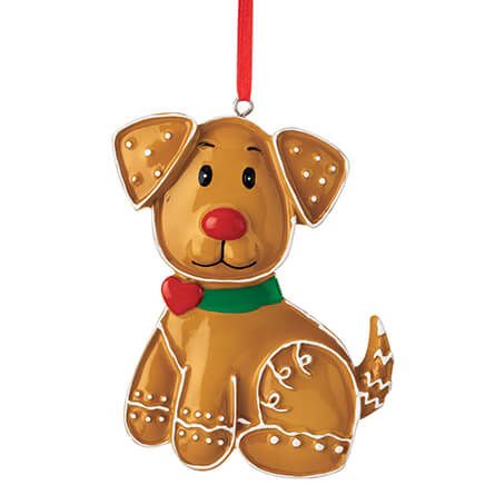 Dog Gingerbread Ornament-370469