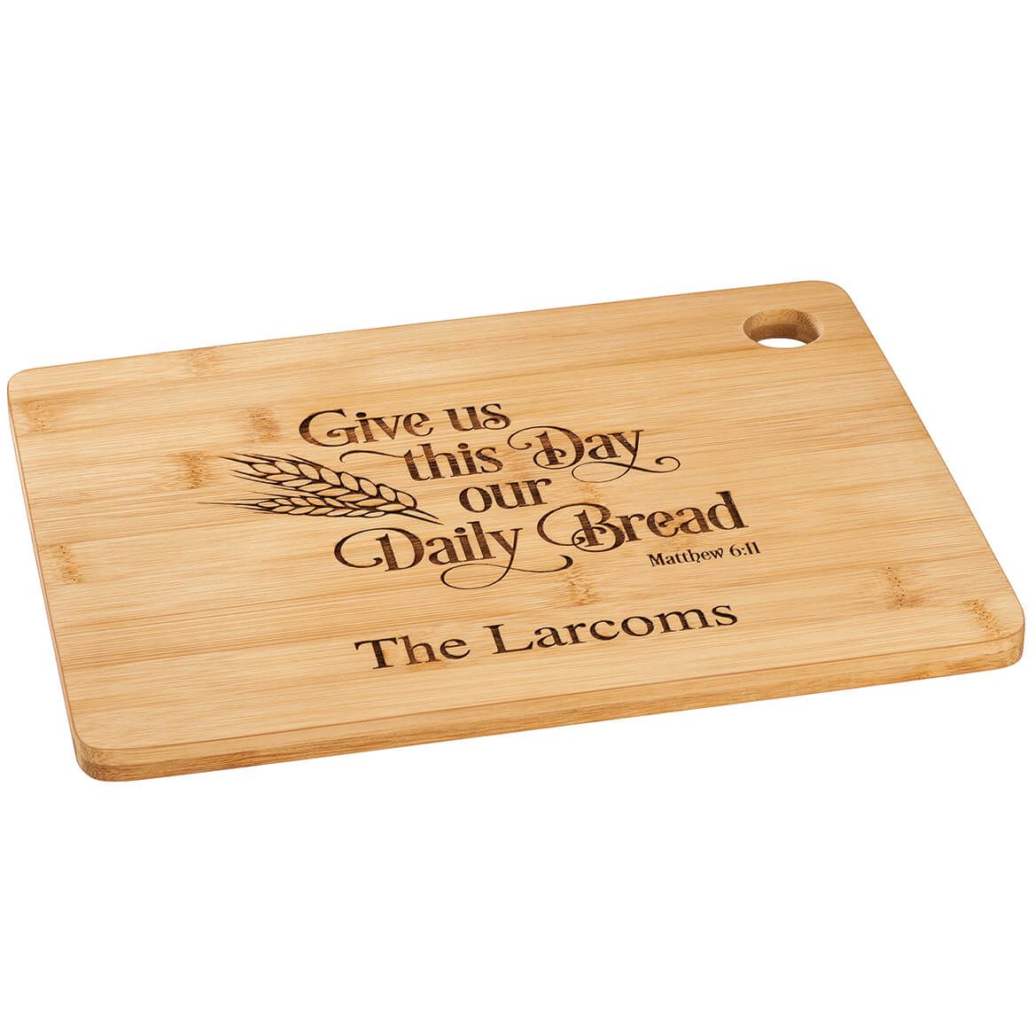 Personalized Daily Bread Cutting Board + '-' + 370585
