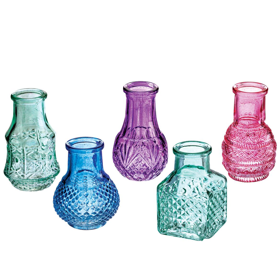Mini Glass Vases Set of 5 + '-' + 370628