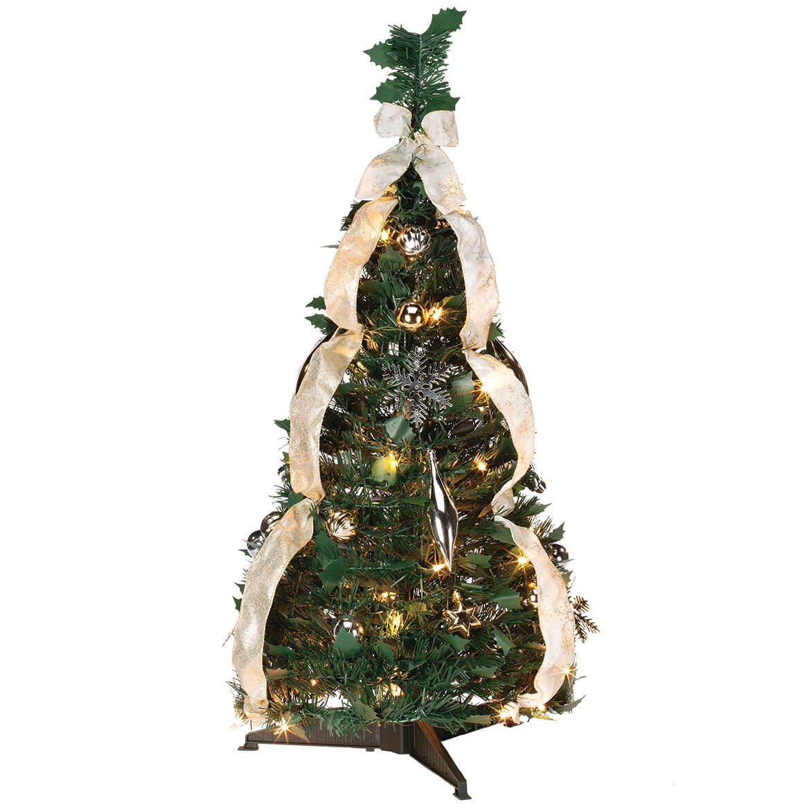 3' Silver & Gold Pull-Up Tree by Holiday Peak™ + '-' + 370712