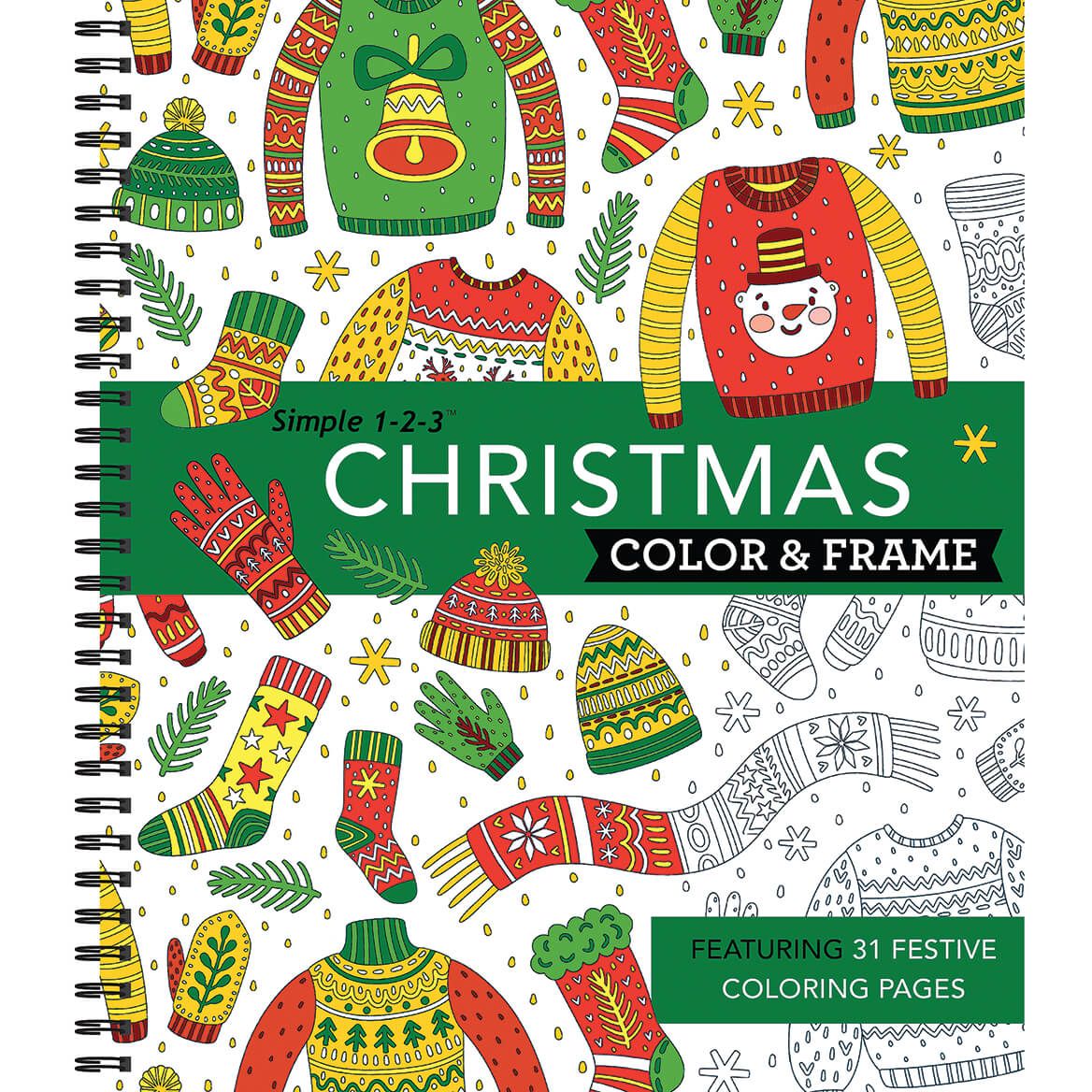 Simple 1-2-3™ Christmas Color & Frame Coloring Book + '-' + 370737
