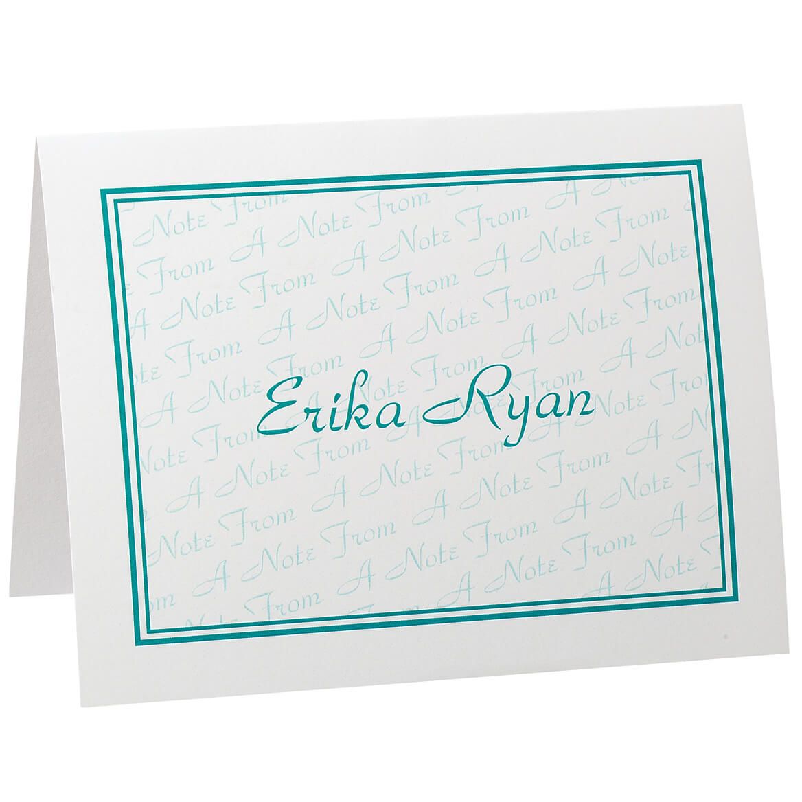 Personalized A Note From Note Cards Bright set of 20 + '-' + 370804