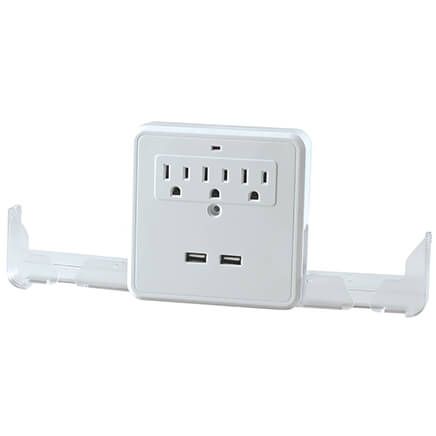 Living Sure Charging Station with USB Ports and Surge Protector-370941