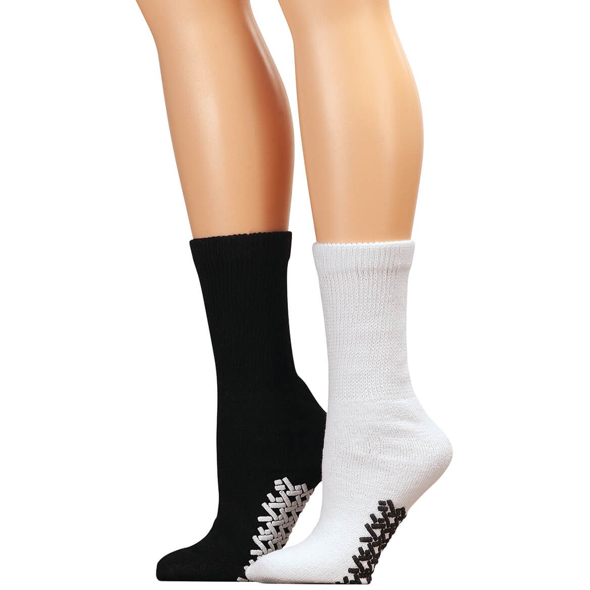 Silver Steps™ Diabetic Gripper Socks, 2 Pairs + '-' + 371090
