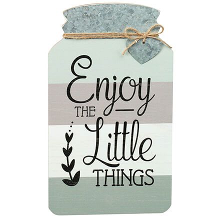 Mason Jar Little Things Wall Decor-371186