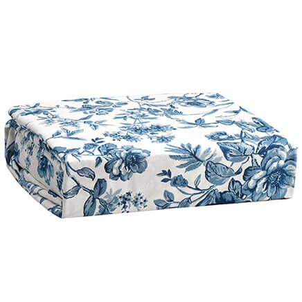 Bed Tite Microfiber Sheets Toile Blue-371236