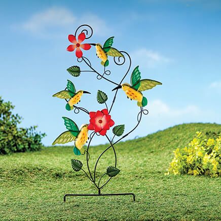 Metal Hummingbird Trellis Stake by Fox River™ Creations-371491