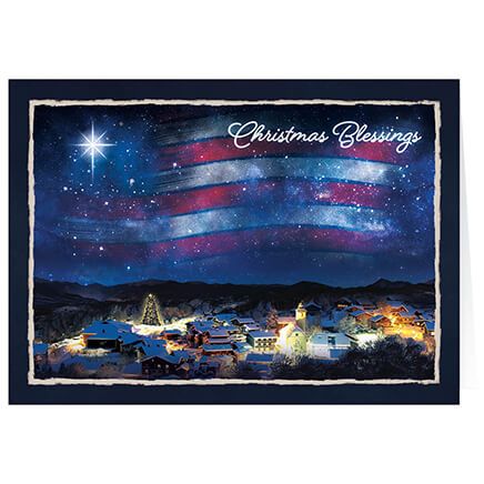 Blessings Across America Christmas Cards, Set of 20-371902