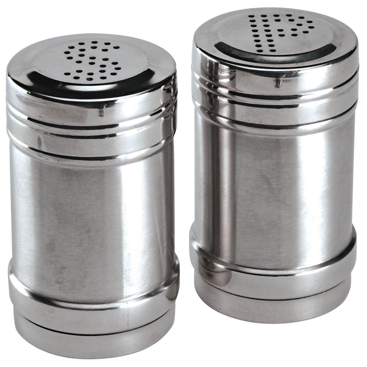 Stainless Steel Salt & Pepper Shakers + '-' + 372016