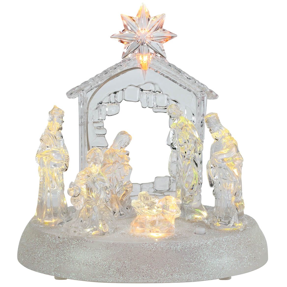 Musical LED Color Change Nativity Scene + '-' + 372161
