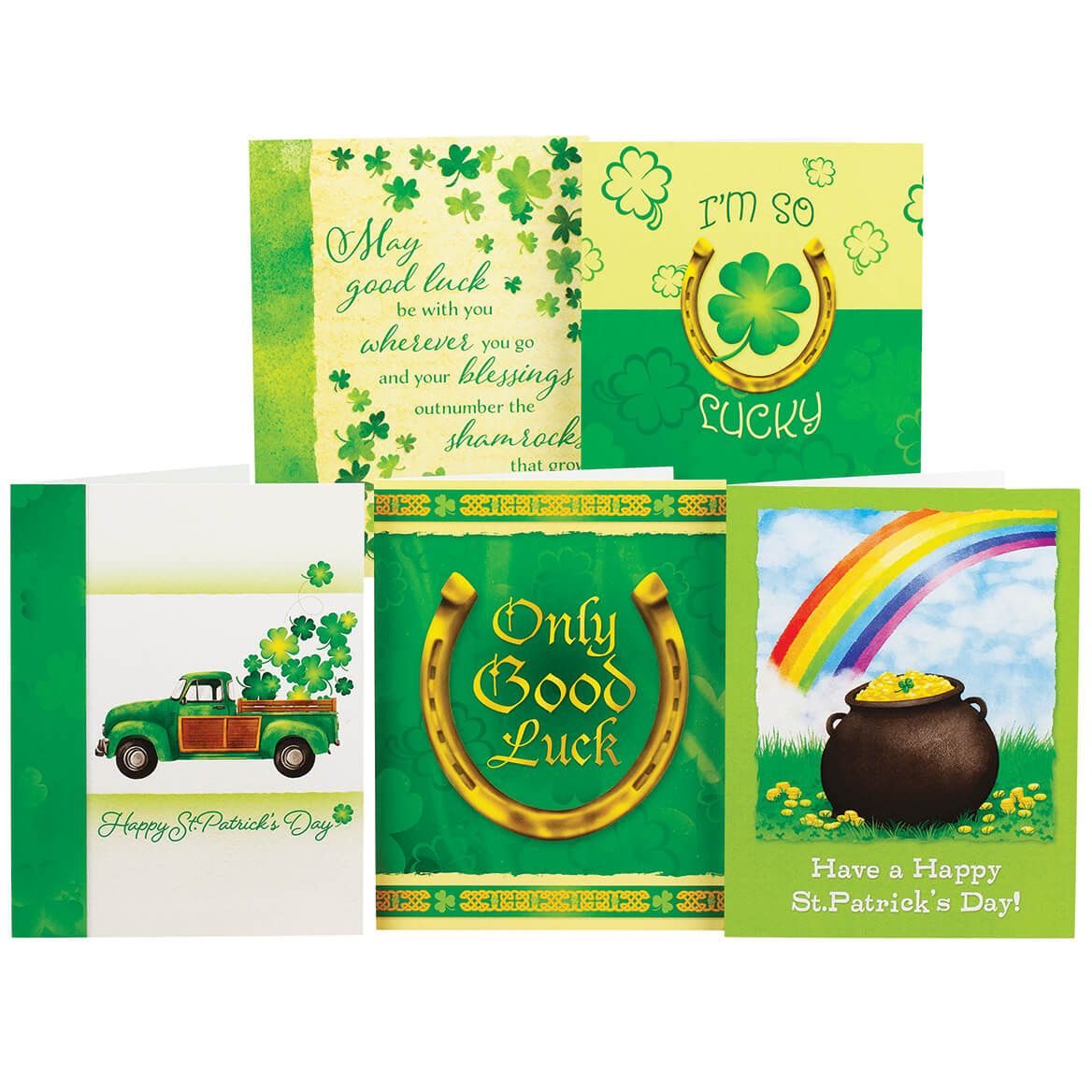 St. Patrick's Day Card Assortment, Set of 20 + '-' + 372205