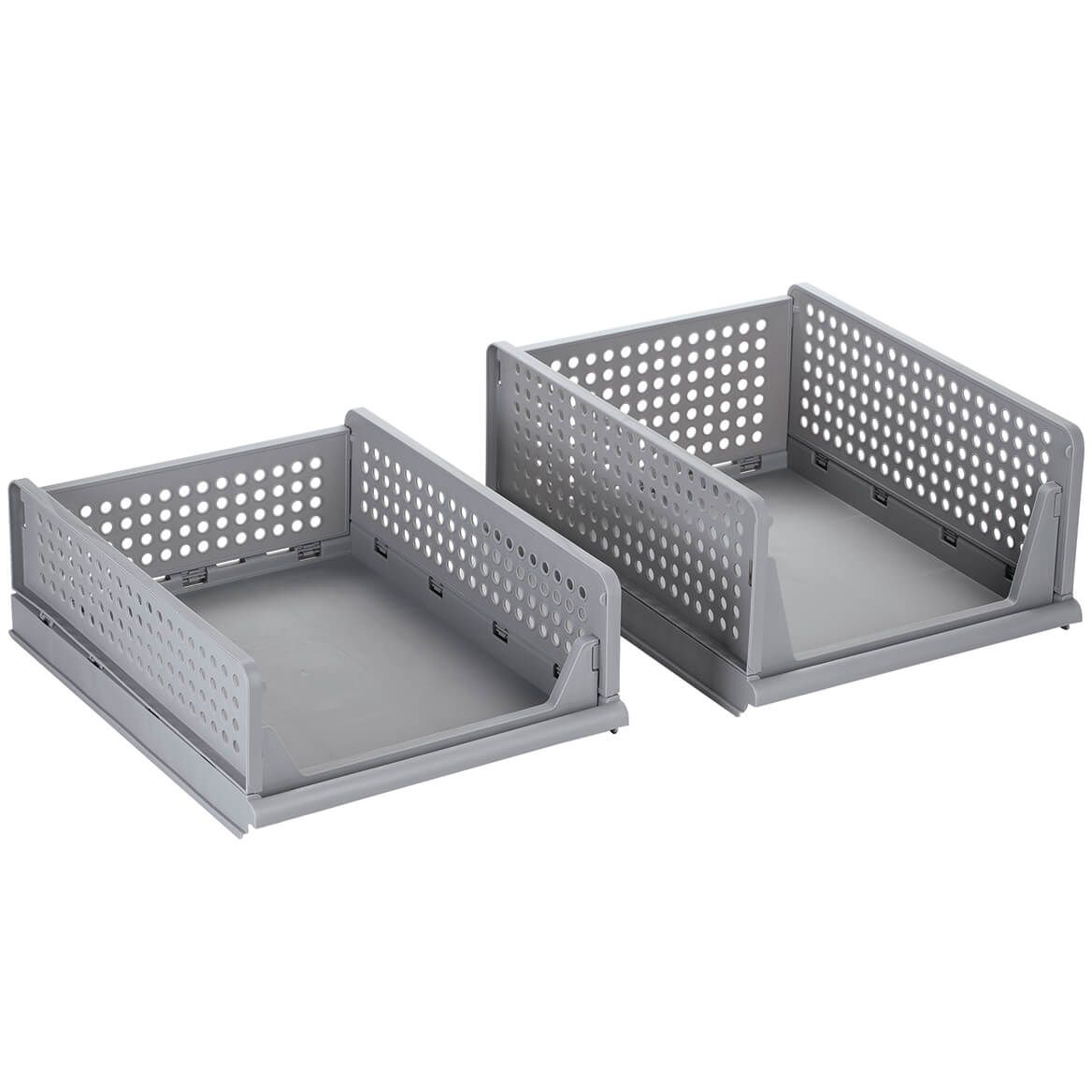 My Home™ Stacking Storage Baskets, Set of 2 + '-' + 372255