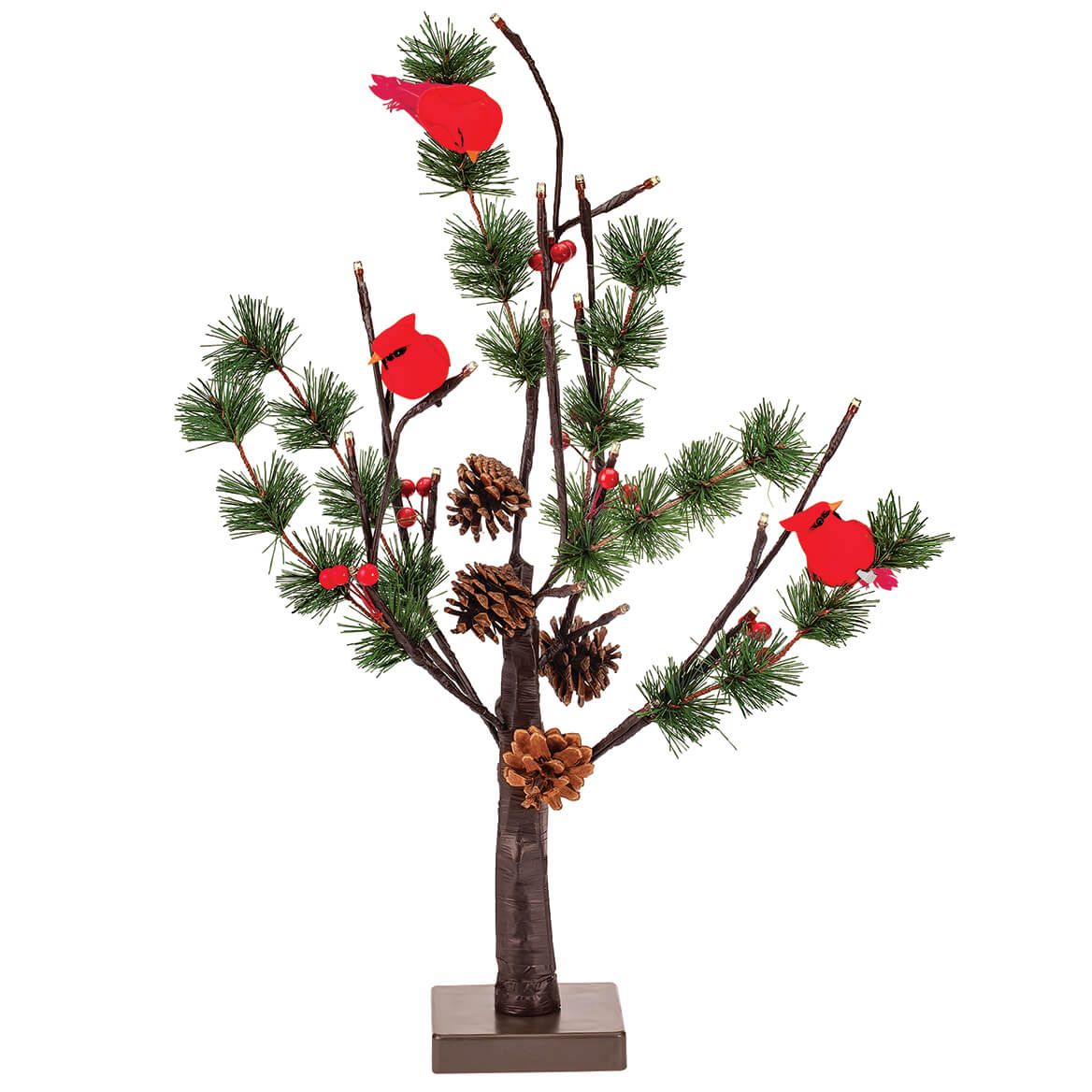 Lighted Cardinal Tabletop Tree by Holiday Peak™ + '-' + 372313